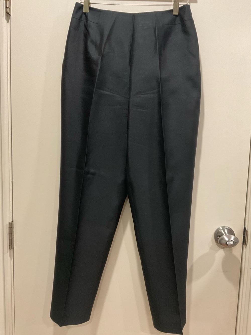 Talbots Classic Men's Black Dress Silk Pants